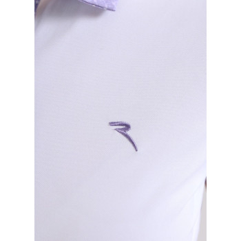 Polo Abir Lilac Microprint Femme