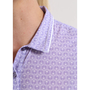 Polo Aunt Lilac Palms Femme