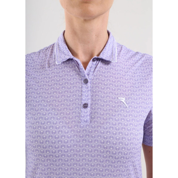 Polo Aunt Lilac Palms Femme