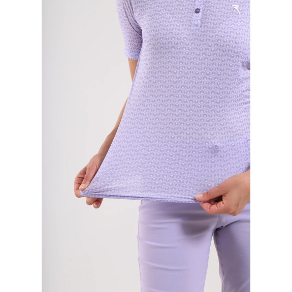 Polo Aunt Lilac Palms Femme