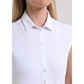 Polo sans manches Advice White Femme 2