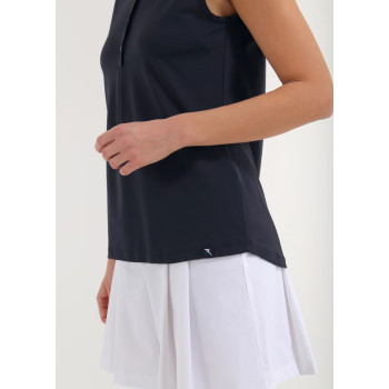 Polo sans manches Advice Navy Femme