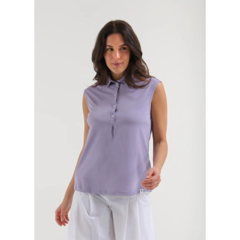 Polo sans manches Advice Misty Lilac Femme 2