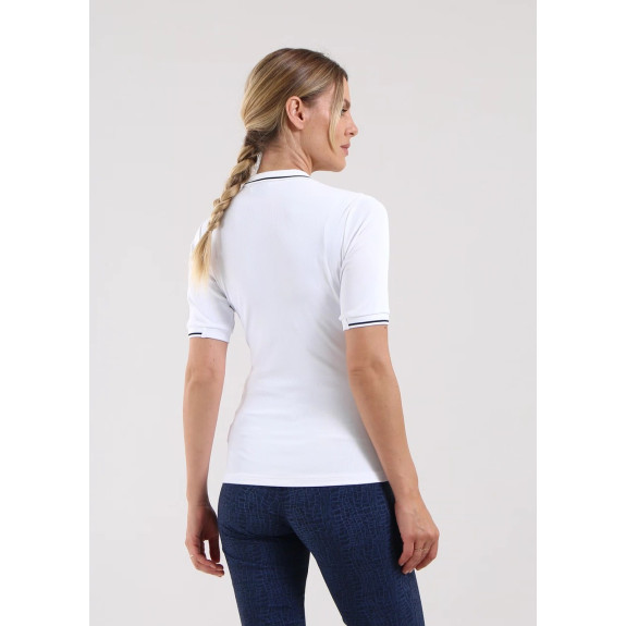 Polo Aiza White Femme