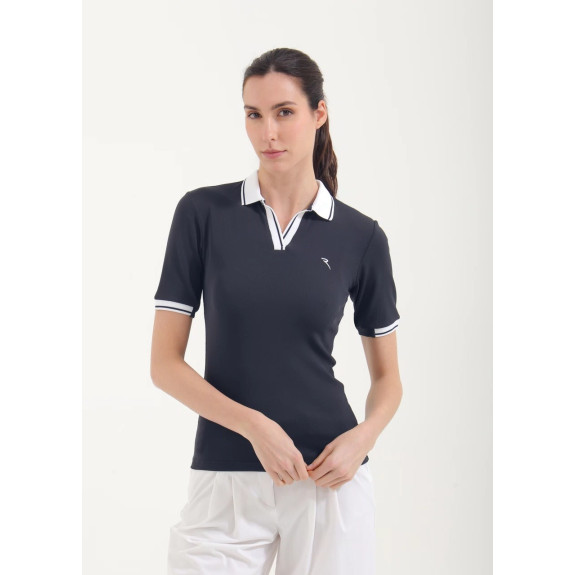 Polo Aiza Navy Femme