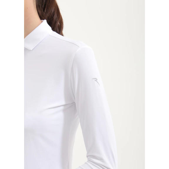 Polo manches longues Amur White Femme
