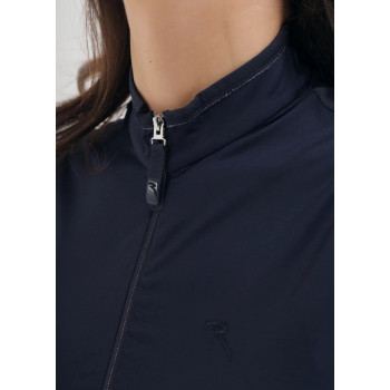 Polo sans manches 1/2 Zip Anybody Navy Femme