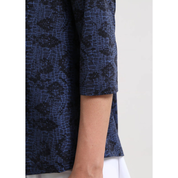 Polo manches 3/4 Ashanti Savage Blue Femme