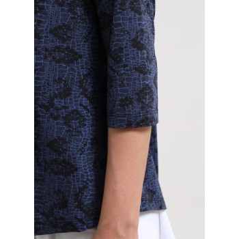 Polo manches 3/4 Ashanti Savage Blue Femme