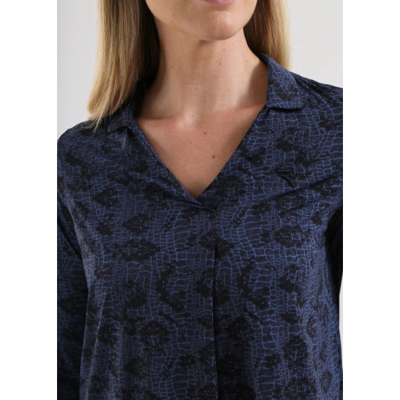 Polo manches 3/4 Ashanti Savage Blue Femme