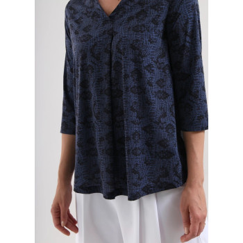 Polo manches 3/4 Ashanti Savage Blue Femme