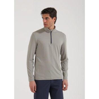 Pull Terry Olive Homme