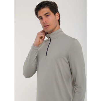 Pull Terry Olive Homme