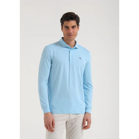 Polo Attiva Azure Homme