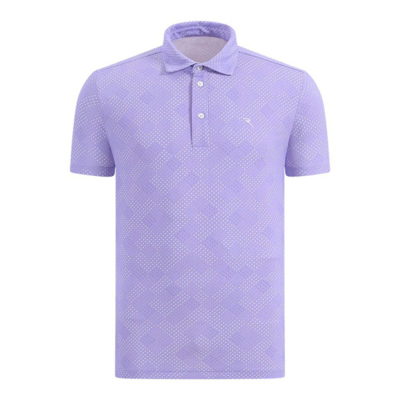 Polo Agree Lilac Microprint Homme