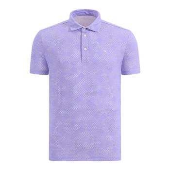 Polo Agree Lilac Microprint Homme