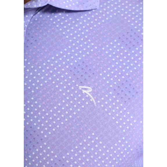 Polo Agree Lilac Microprint Homme