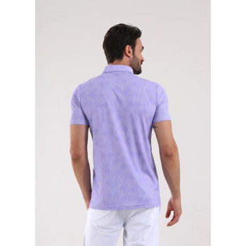 Polo Agree Lilac Microprint Homme