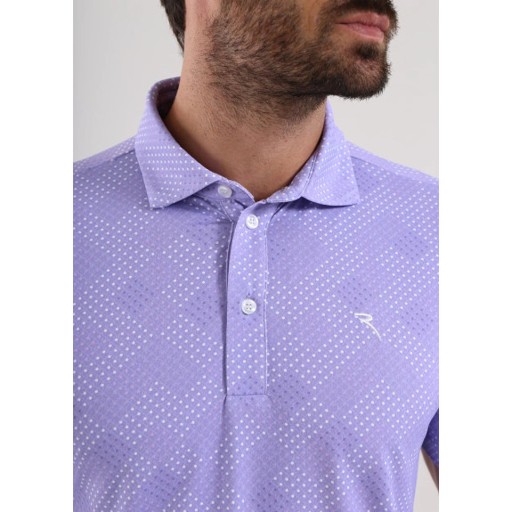 Polo Agree Lilac Microprint Homme