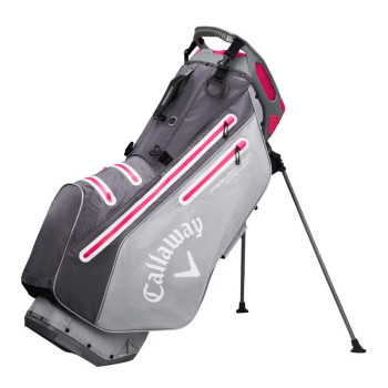 Sac Trépied Fairway 14 HD Stand Bag Charcoal SIlver Pink Sac Trépied Fairway 14 HD Stand Bag Charcoal SIlver Pink
