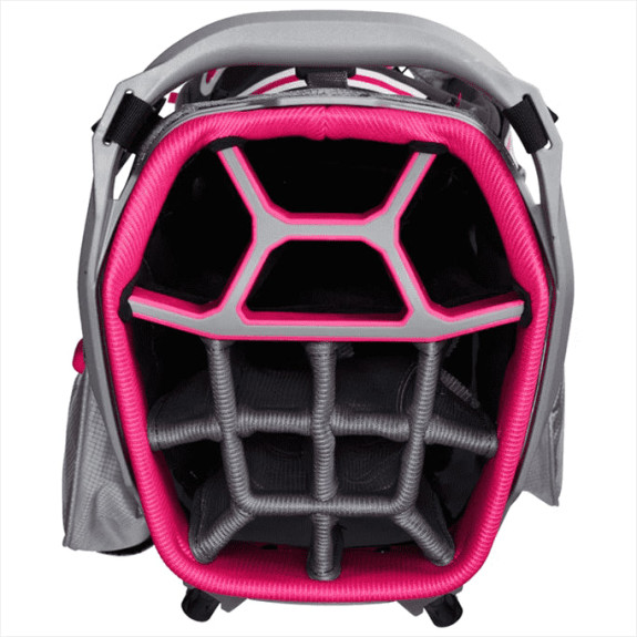 Sac Trépied Fairway 14 HD Stand Bag Charcoal SIlver Pink