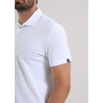 Polo Armas Azure Lilac Lines Homme