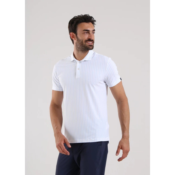 Polo Armas Azure Lilac Lines Homme
