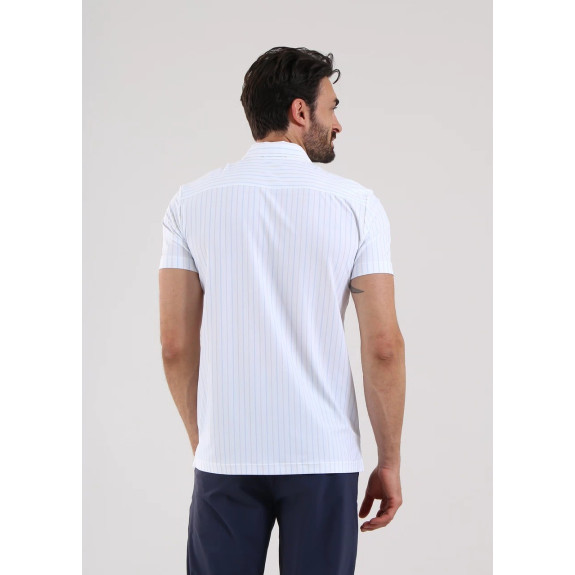 Polo Armas Azure Lilac Lines Homme