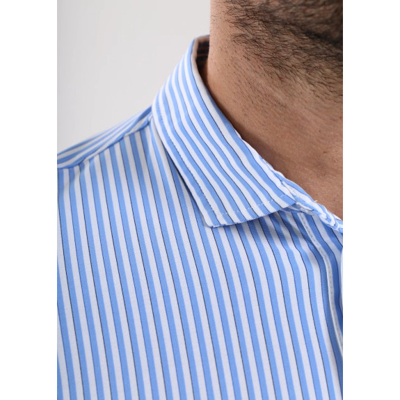 Polo Armas White Azure Lines Homme