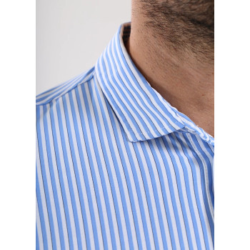Polo Armas White Azure Lines Homme