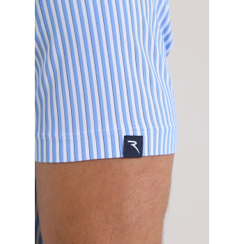 Polo Armas White Azure Lines Homme