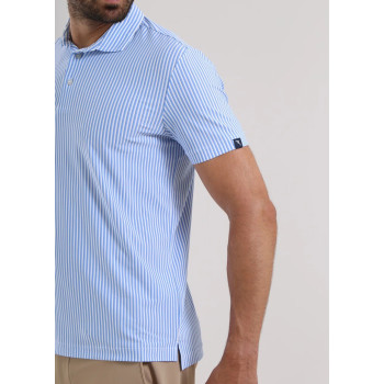 Polo Armas White Azure Lines Homme