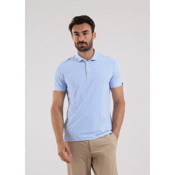 Polo Armas White Azure Lines Homme