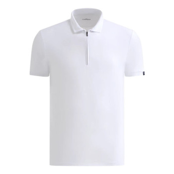 Polo Athos White Homme
