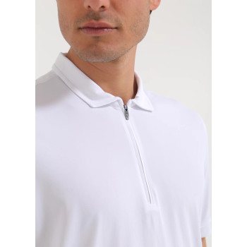 Polo Athos White Homme