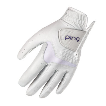 Gant cuir G LE4 Droitier White Purple Femme