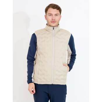 Veste Hybride Sans Manches Portrush Beige Homme