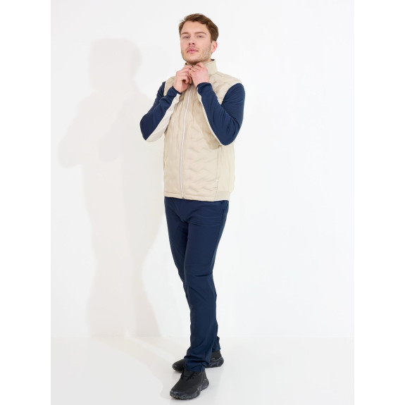 Veste Hybride Sans Manches Portrush Beige Homme