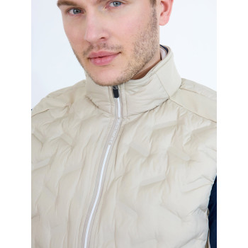 Veste Hybride Sans Manches Portrush Beige Homme