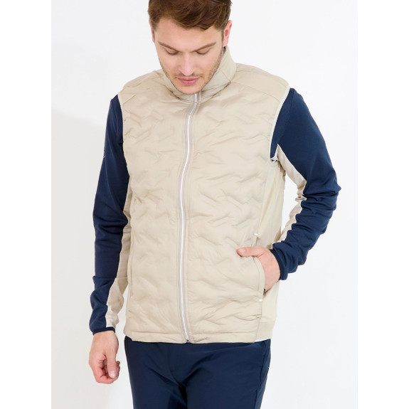 Veste Hybride Sans Manches Portrush Beige Homme