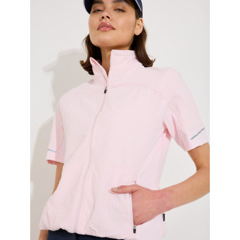 Veste Zip Manches courtes Wedge Pink Femme 2