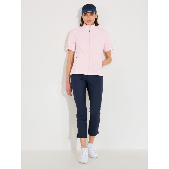 Veste Zip Manches courtes Wedge Pink Femme