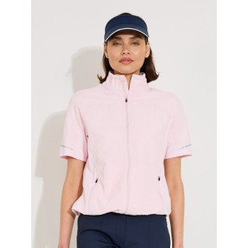 Veste Zip Manches courtes Wedge Pink Femme