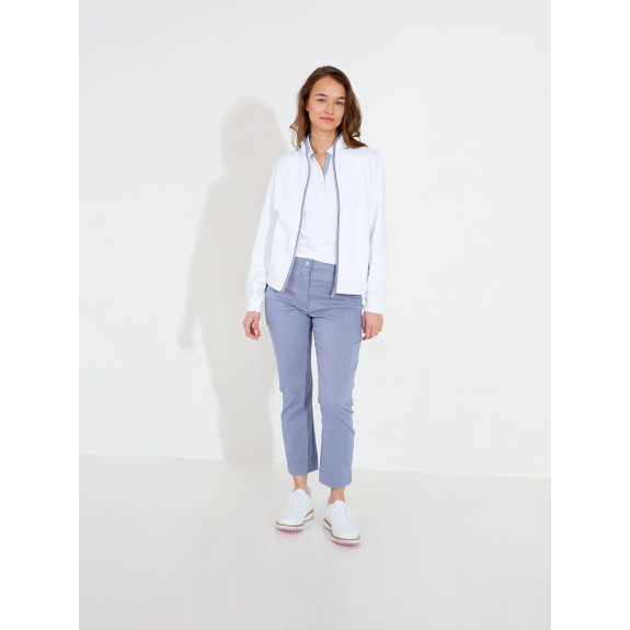 Midlayer Bovey White Blue Femme