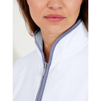 Midlayer Bovey White Blue Femme