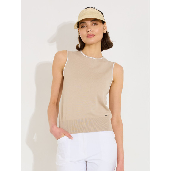 Gilet Niblick Beige Femme
