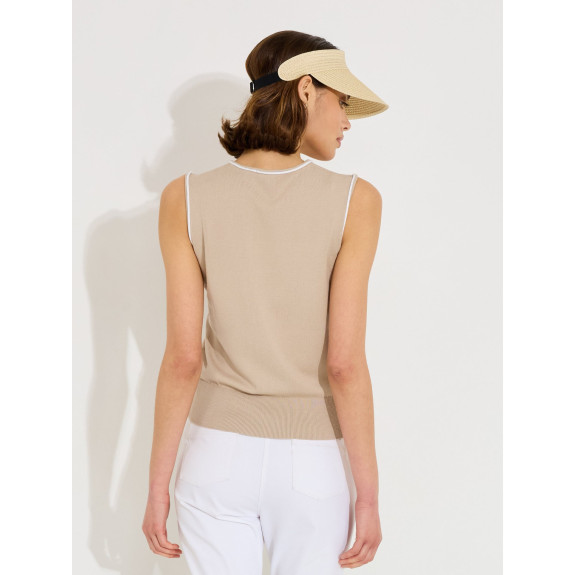 Gilet Niblick Beige Femme