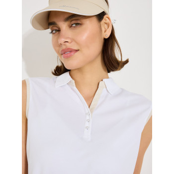 Polo Bovey White Femme