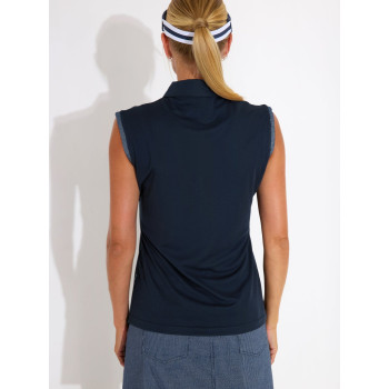 Polo Bovey Navy Femme