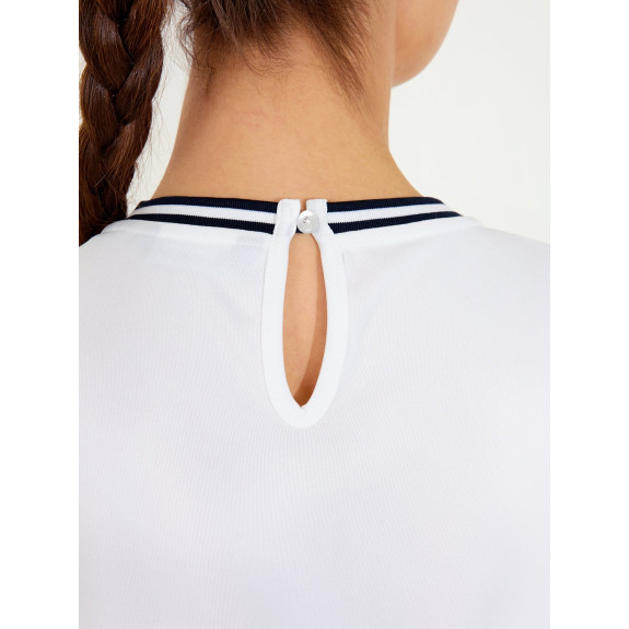 Polo Peggy White Femme